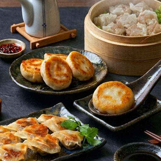 芦屋 一口餃子「壱心」１折・黒豚焼売１折・黒豚焼き小籠包１折セット  【ギフト商品】